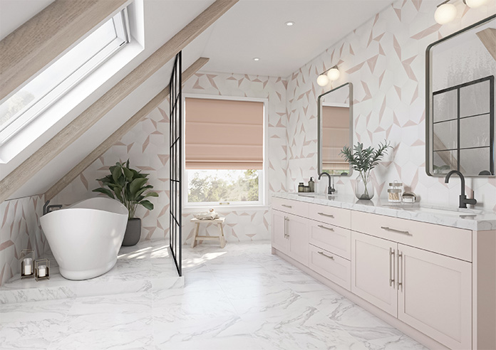 Ascot, Rose Gold - Twist&Fit Roman Blind - Image 6